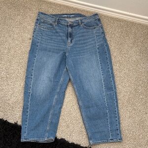 Old Navy Women's Cropped Blue Jeans